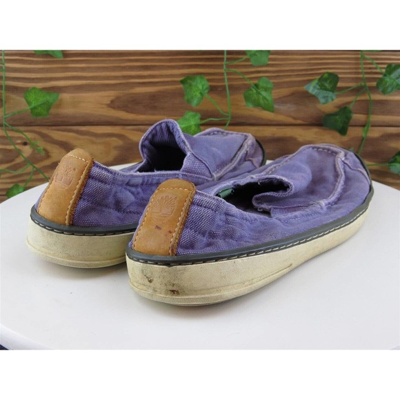 Timberland Size‎ 9.5 Slip-On Shoes Purple Fabric Women M Earthkeepers - Picture 6 of 11